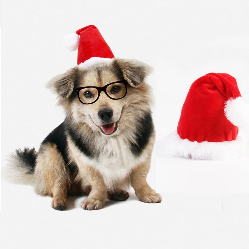 Wiz BBQT Adjustable 3D Christmas Santa Hat for Dogs Cats (Small) - Image 4